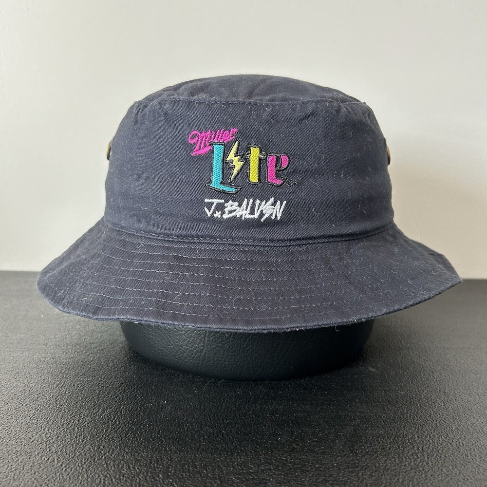 Miller Lite x J Balvin Bucket Hat Cooler Exclusive Limited Edition Jose‎ Smiley